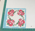 Floral vintage handkerchief - h0548