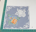 Floral vintage handkerchief - h0555