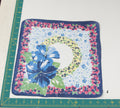 Floral vintage handkerchief - h0556