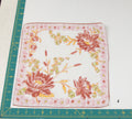 Floral vintage handkerchief - h0558