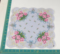 Floral vintage handkerchief - h0567