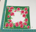 Floral vintage handkerchief - h0568