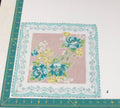 Floral vintage handkerchief - h0569