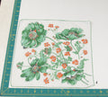 Floral vintage handkerchief - h0576