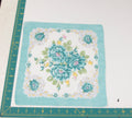 Floral vintage handkerchief - h0583