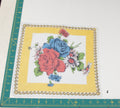 Floral vintage handkerchief - h0584