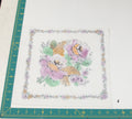 Floral vintage handkerchief - h0589