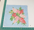 Floral vintage handkerchief - h0591
