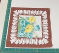 Floral vintage handkerchief - h0592