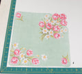 Floral vintage handkerchief - h0593