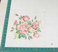 Floral vintage handkerchief - h0598