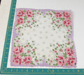 Floral vintage handkerchief - h0606