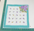 Floral vintage handkerchief - h0607
