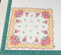 Floral vintage handkerchief - h0608