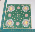 Floral vintage handkerchief - h0613