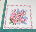 Floral vintage handkerchief - h0614