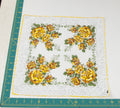 Floral vintage handkerchief - h0620