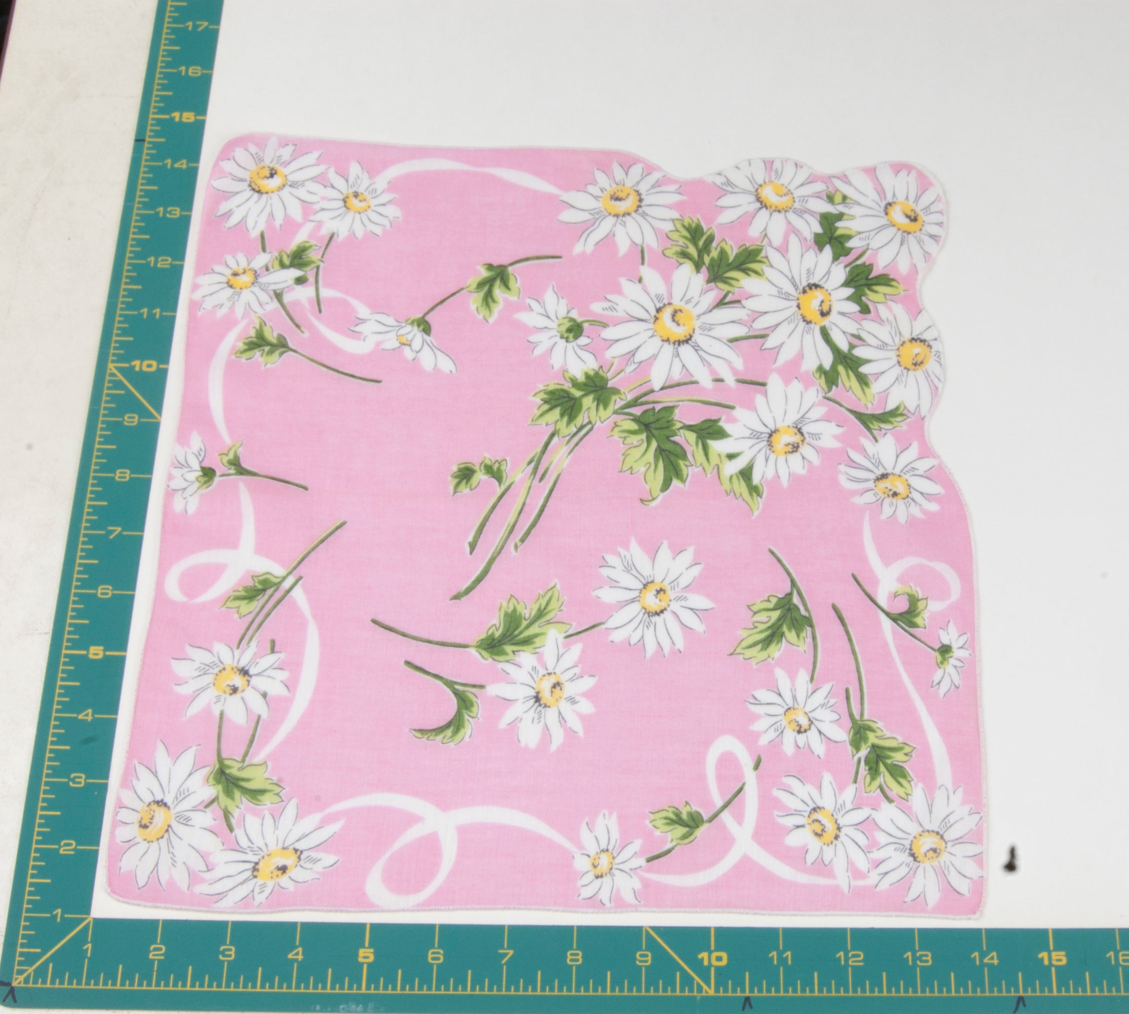 Floral vintage handkerchief - h0624