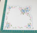 Floral vintage handkerchief - h0628