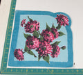Floral vintage handkerchief - h0629