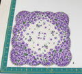 Floral vintage handkerchief - h0636