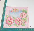 Floral vintage handkerchief - h0637