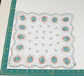 Floral vintage handkerchief - h0640