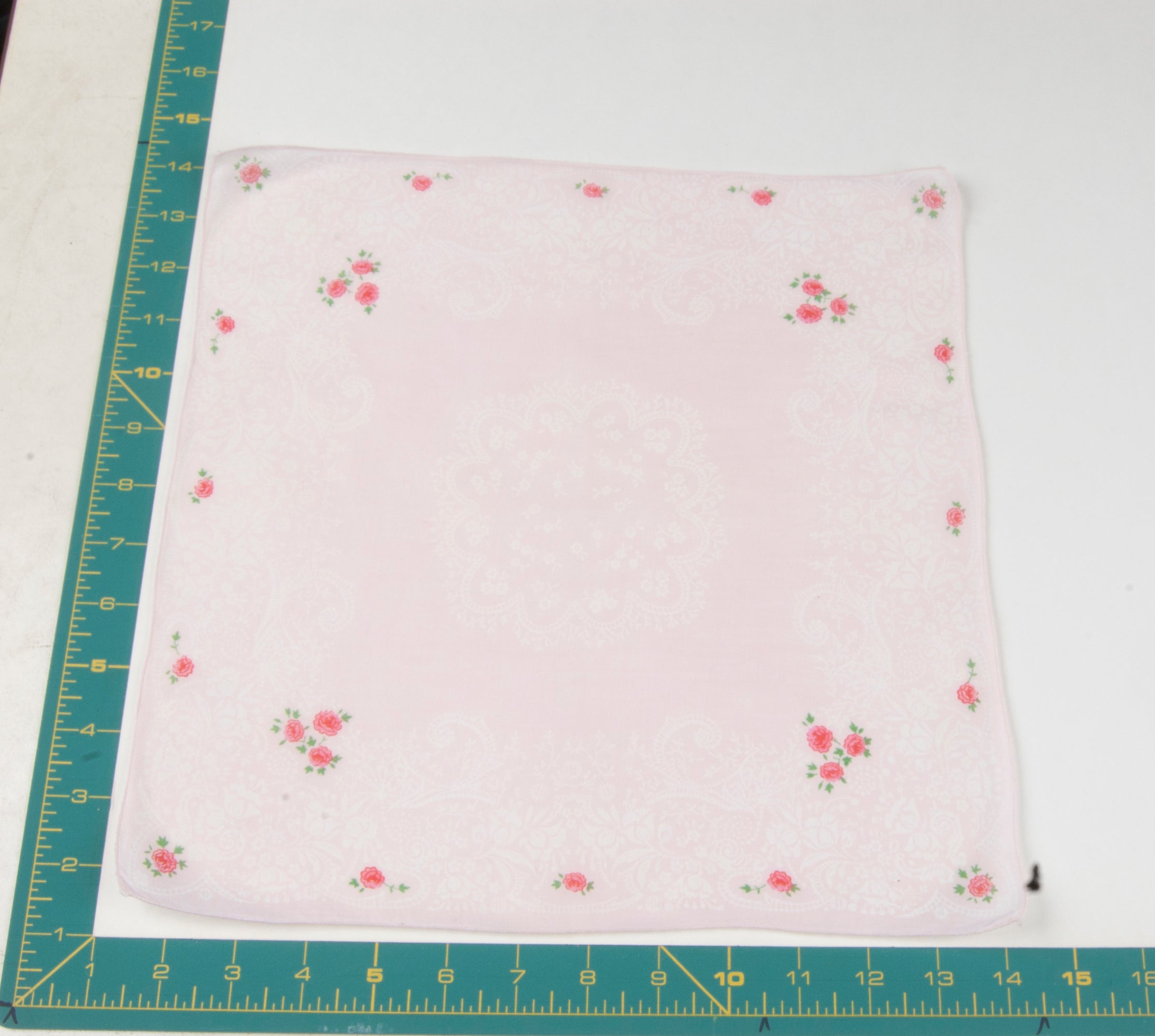 Floral vintage handkerchief - h0643