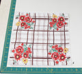 Floral vintage handkerchief - h0645