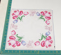 Floral vintage handkerchief - h0650