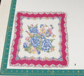 Floral vintage handkerchief - h0651