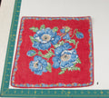 Floral vintage handkerchief - h0653