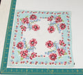 Floral vintage handkerchief - h0655