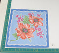 Floral vintage handkerchief - h0657