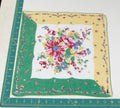 Floral vintage handkerchief - h0664