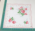 Floral vintage handkerchief - h0667