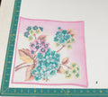 Floral vintage handkerchief - h0668