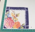 Floral vintage handkerchief - h0670