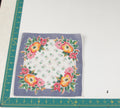 Floral vintage handkerchief - h0671