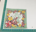 Floral vintage handkerchief - h0673