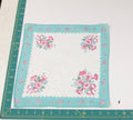 Floral vintage handkerchief - h0677