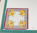 Floral vintage handkerchief - h0678