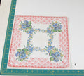 Floral vintage handkerchief - h0682