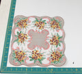 Floral vintage handkerchief - h0683