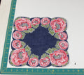 Floral vintage handkerchief - h0684