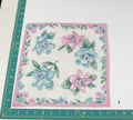 Floral vintage handkerchief - h0688