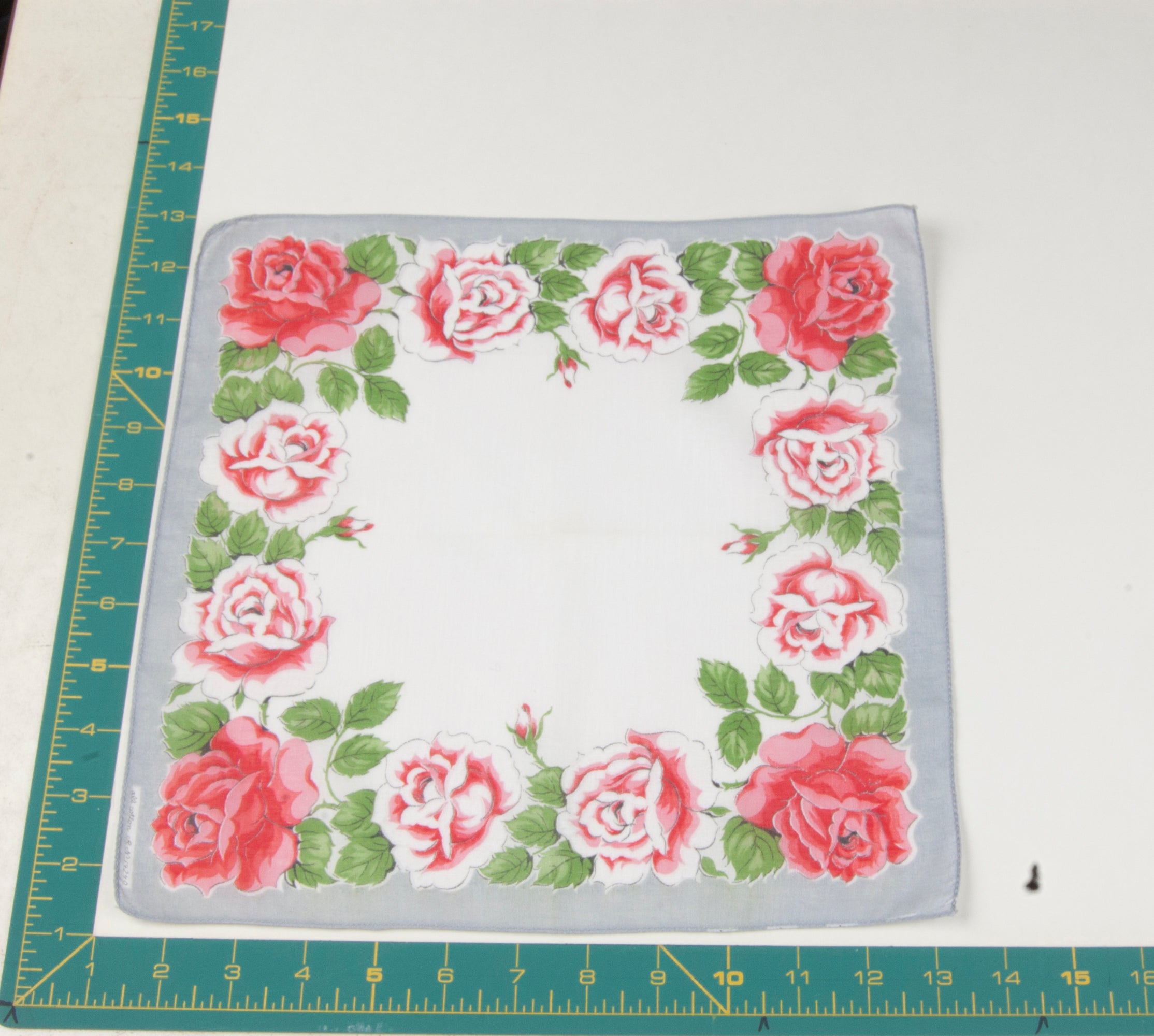 Floral vintage handkerchief - h0694