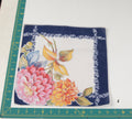 Floral vintage handkerchief - h0696