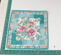 Floral vintage handkerchief - h0700