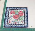 Floral vintage handkerchief - h0701